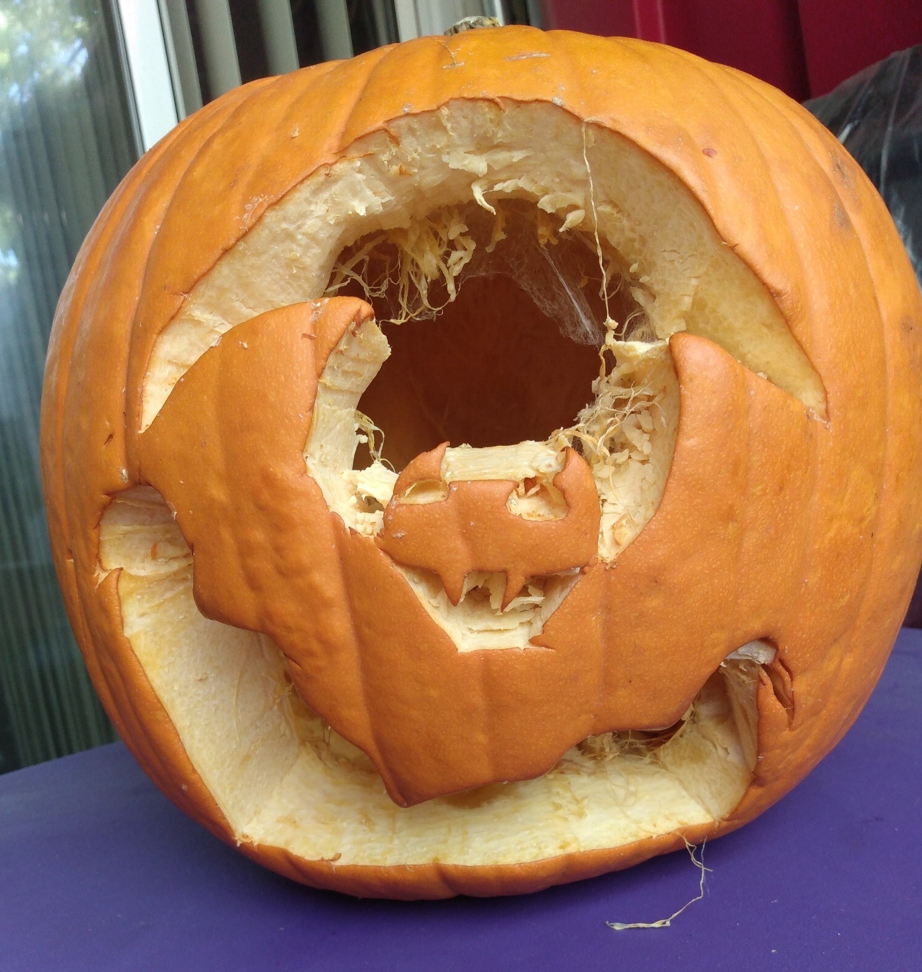 Mentors & mentees were able to show off the pumpkin carvings they made